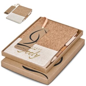 Okiyo Eco Friendly Cardon Cork A5 Notebook & Pen Gift Set