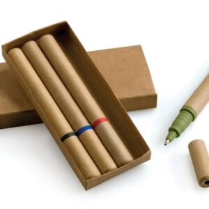 4 Eco-Friendly Pens in Box