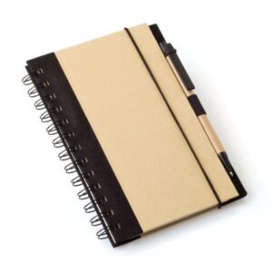 A5 Eco Recycled Notebook-Black