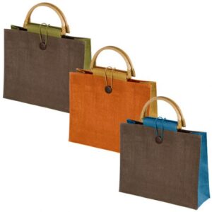 Pebble Jute & Cotton Beach Rucksack String Bag – Natural Eco Friendly
