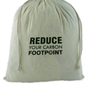 Combed cotton shopping bag w/shoulder strap-Natural with