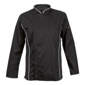 Siena Chef Jacket – Available in: Black/White or White/Black
