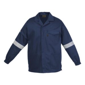 Navy Barron D59 (SABS) Flame and Acid Retardant Conti Jacket – 300g 100% Cotton