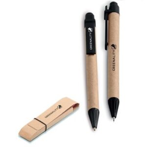Enviro Eco-Logical Ball Pen & Clutch Pencil Set