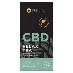 Rethink Cbd Relax Tea 10 Bags 2mg