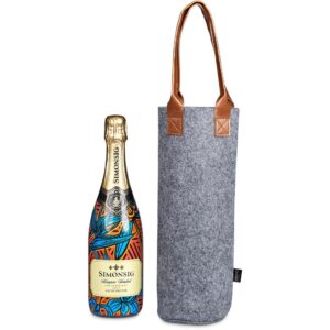 RPET Eco Friendly Executive Wine Tote Bag With Strong Designer Handles