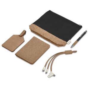 Ryoko Cork Gift Set – Eco Friendly, Useful & Complete Travel Accessories Set