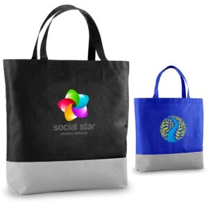 Saks Shopper – Large Eco Friendly Tote Bag With Grey Base