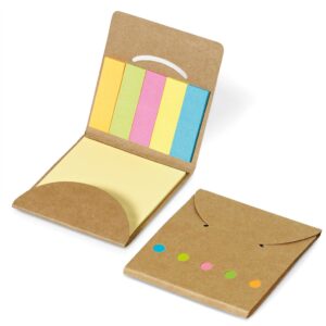 Traxx Memo Set With Pad & Sticky Flags – 100% Recycled Paper