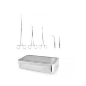 Vascular Surgical Instrument – (5 pcs) with tray