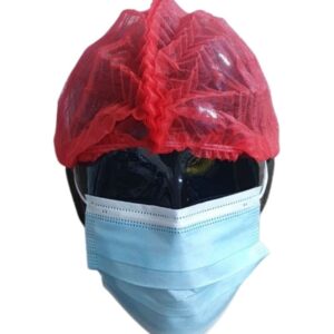Mop Caps 21��� Double Stitch Red