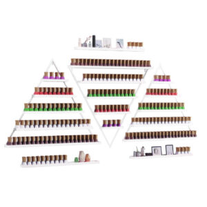 Glam Shelf Polish Display - 3pc set - White