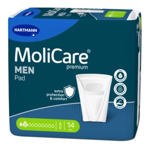 MoliCare Premium MEN Pad 2 Drops - Pack 14