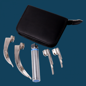 Universal Laryngoscope Set with 4 Blades and 2 Bulbs
