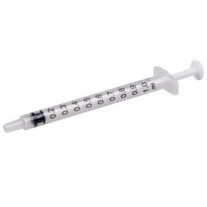 Alternative view of 1ml Syringe Sterile with Luer Slip Tip – 100 Syringes