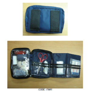 Basic First Aid Bag ��� Blue (Empty)