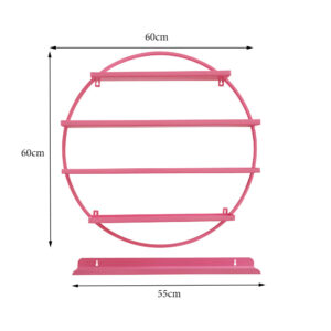 Alternative view of Diva Round Nail polish display Shelf - Gold