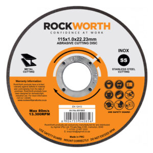Alternative view of Rockworth Cutting Disc Slimline Steel 115X1.0Mm