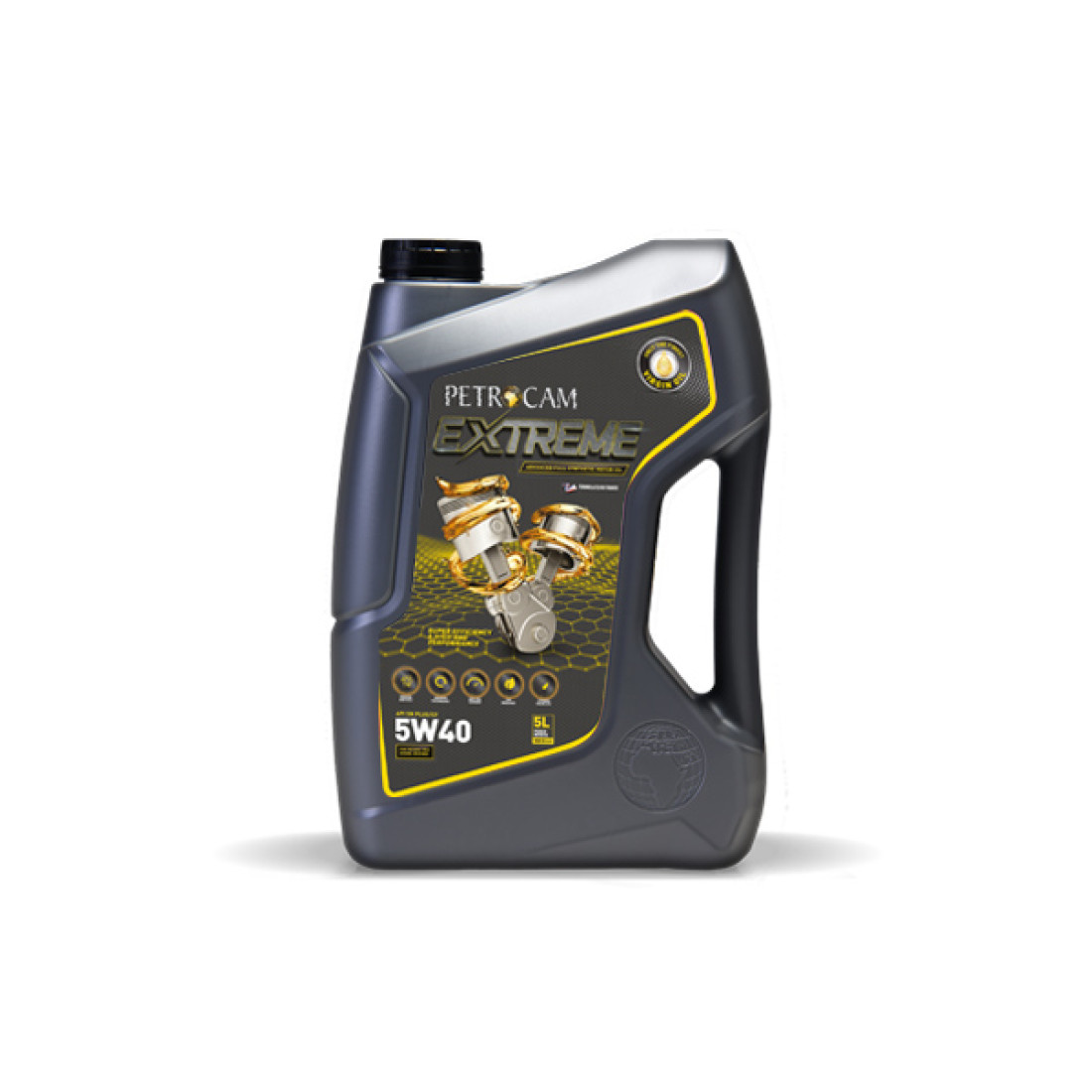 Petrocam Extreme Sae 5W40 Api Sn Plus 5L