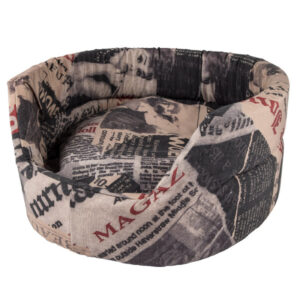Complete Dog Bed Pollycotton Small 50Cm