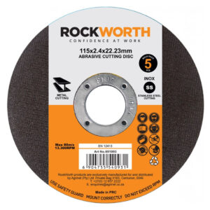 Alternative view of Rockworth Cutting Disc Steel 115X3.0Mm 5Pack
