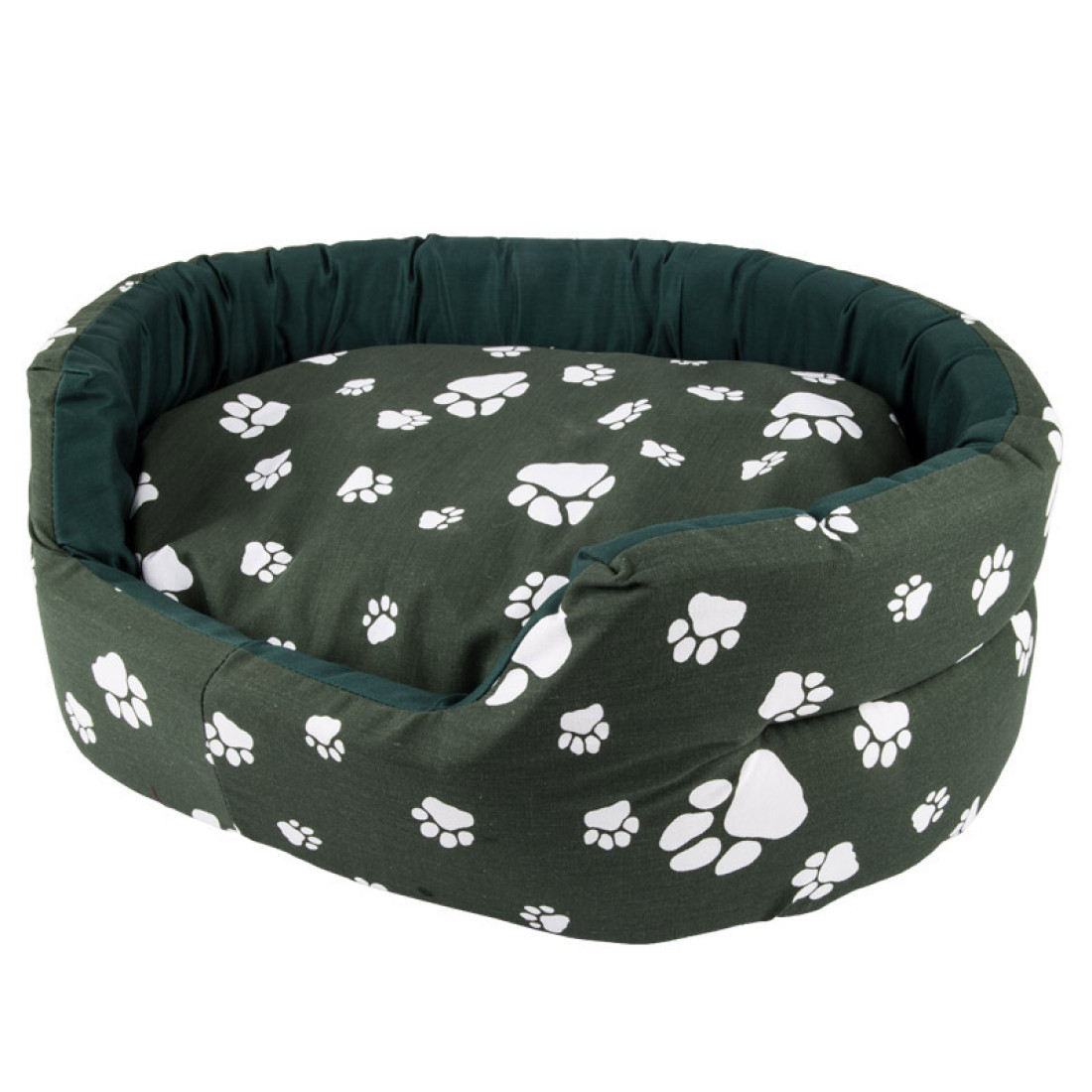 Complete Dog Bed Paw Print Large 65Cm