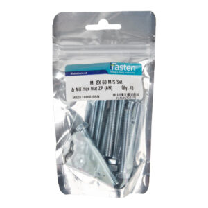 Ifasten Set Screw Ms And Nut Zp M8X60Mm 10 Pp