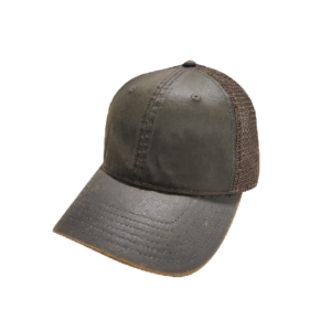 Oil Skin Trucker Cap
