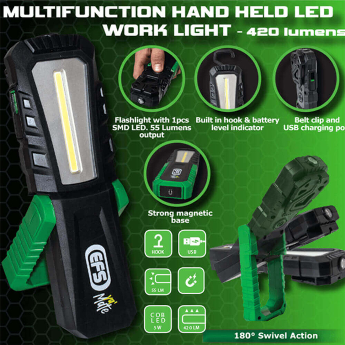 Efs Ya' Mate Handheld Worklight - Image 2