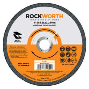 Alternative view of Rockworth Grinding Disc Steel 115X4.5Mm