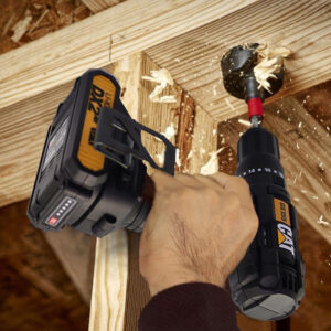 Alternative view of Cat Impact Drill Brushed 50Nm 18V Kit