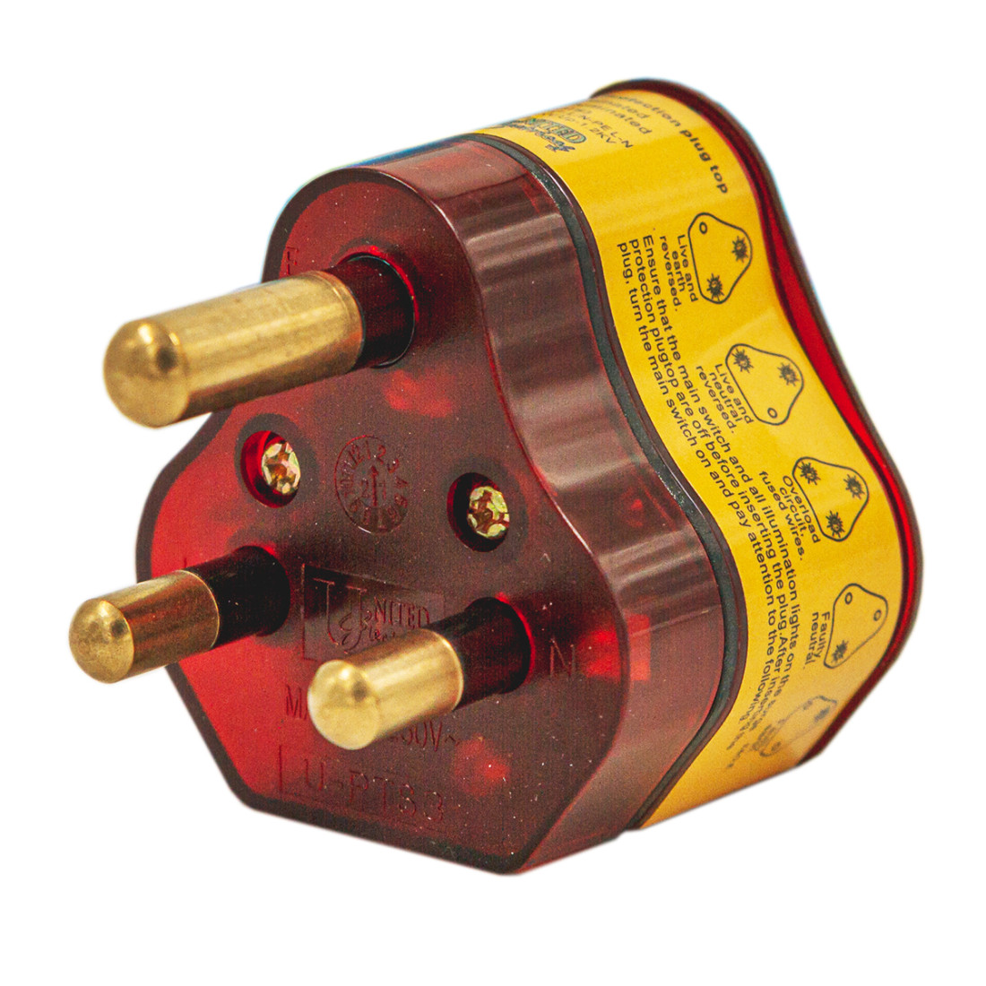 United Electrical Plugtop Surge Protect 16A