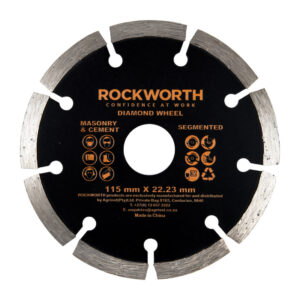 Alternative view of Rockworth Diamond Wheel 115Mm Segmented Rim