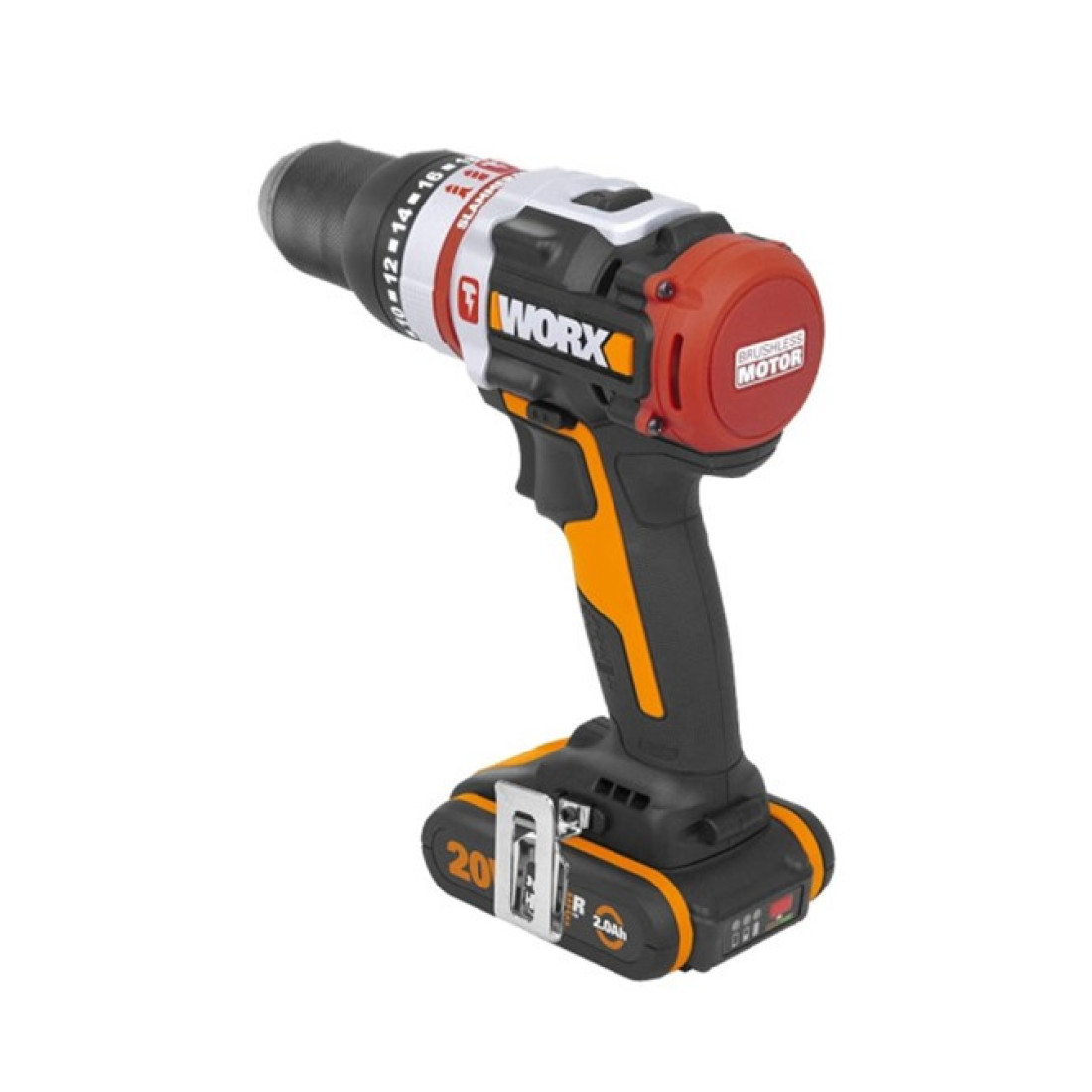 Worx Slammer 3-In-1 Brushless Active Hammer Drill 20V | Kit - Image 2