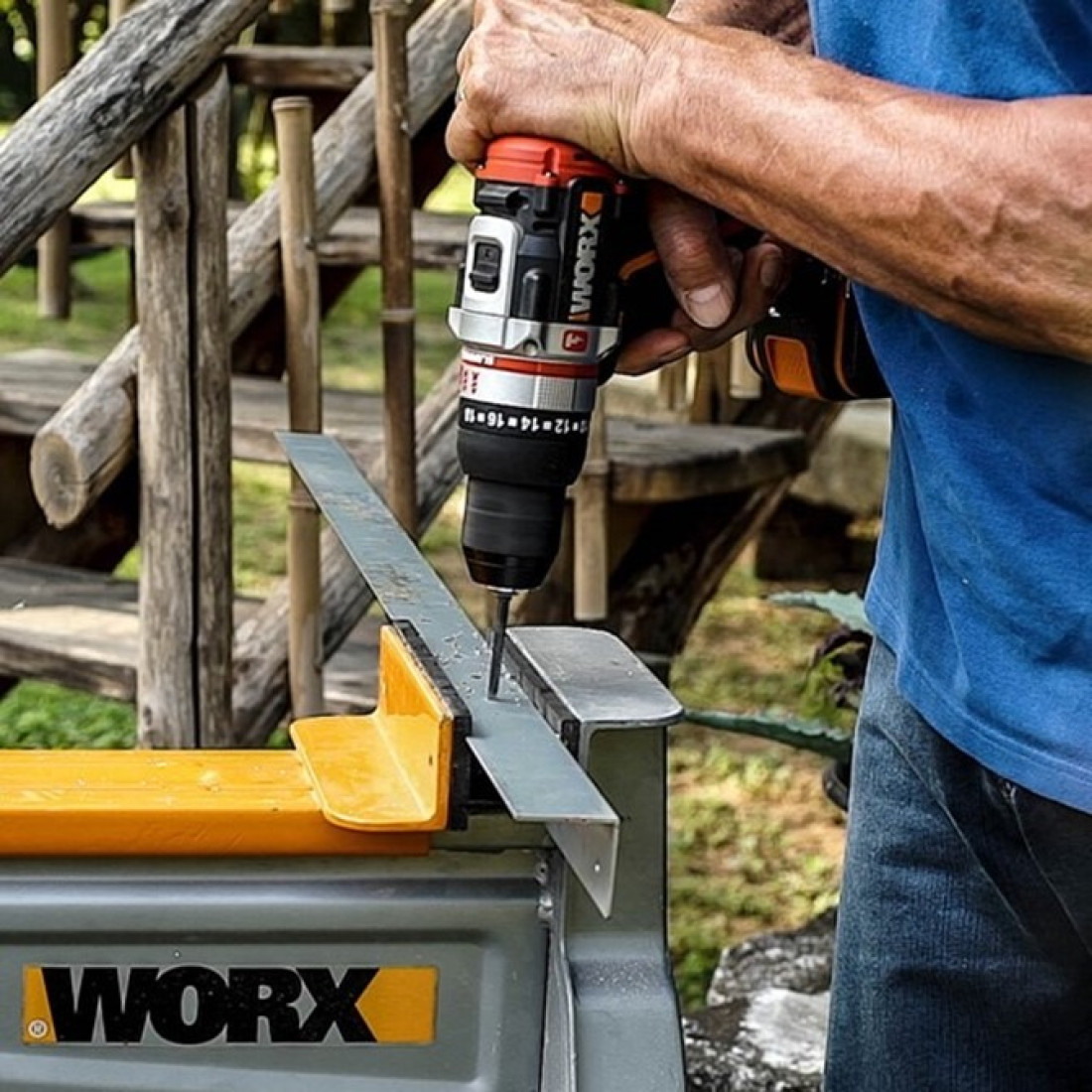 Worx Slammer 3-In-1 Brushless Active Hammer Drill 20V | Kit - Image 5