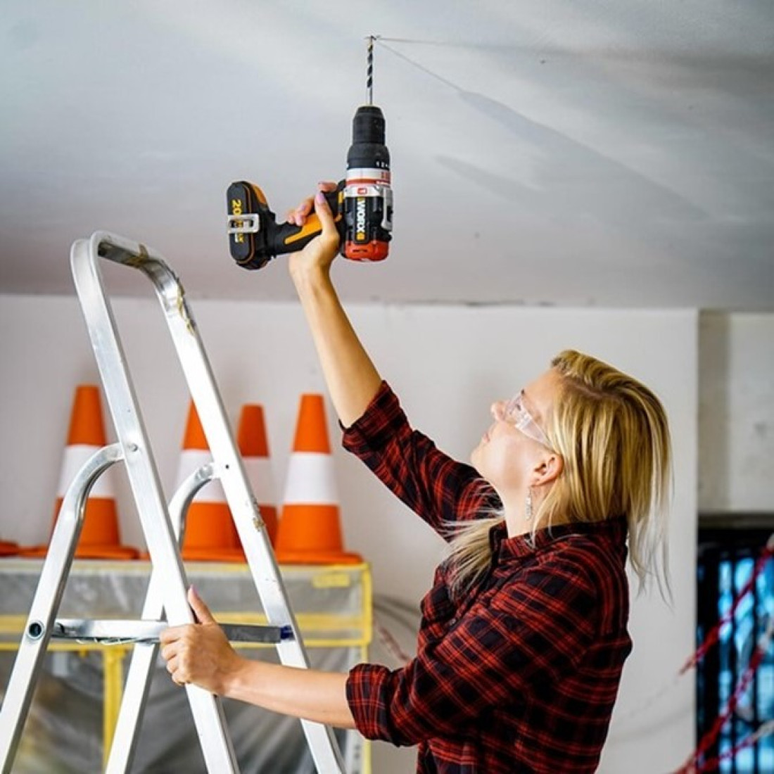 Worx Slammer 3-In-1 Brushless Active Hammer Drill 20V | Kit - Image 6