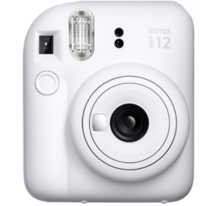 Instax Cam Mini 12 Clay White Kit 3 (Cam, 1 Film, Case)