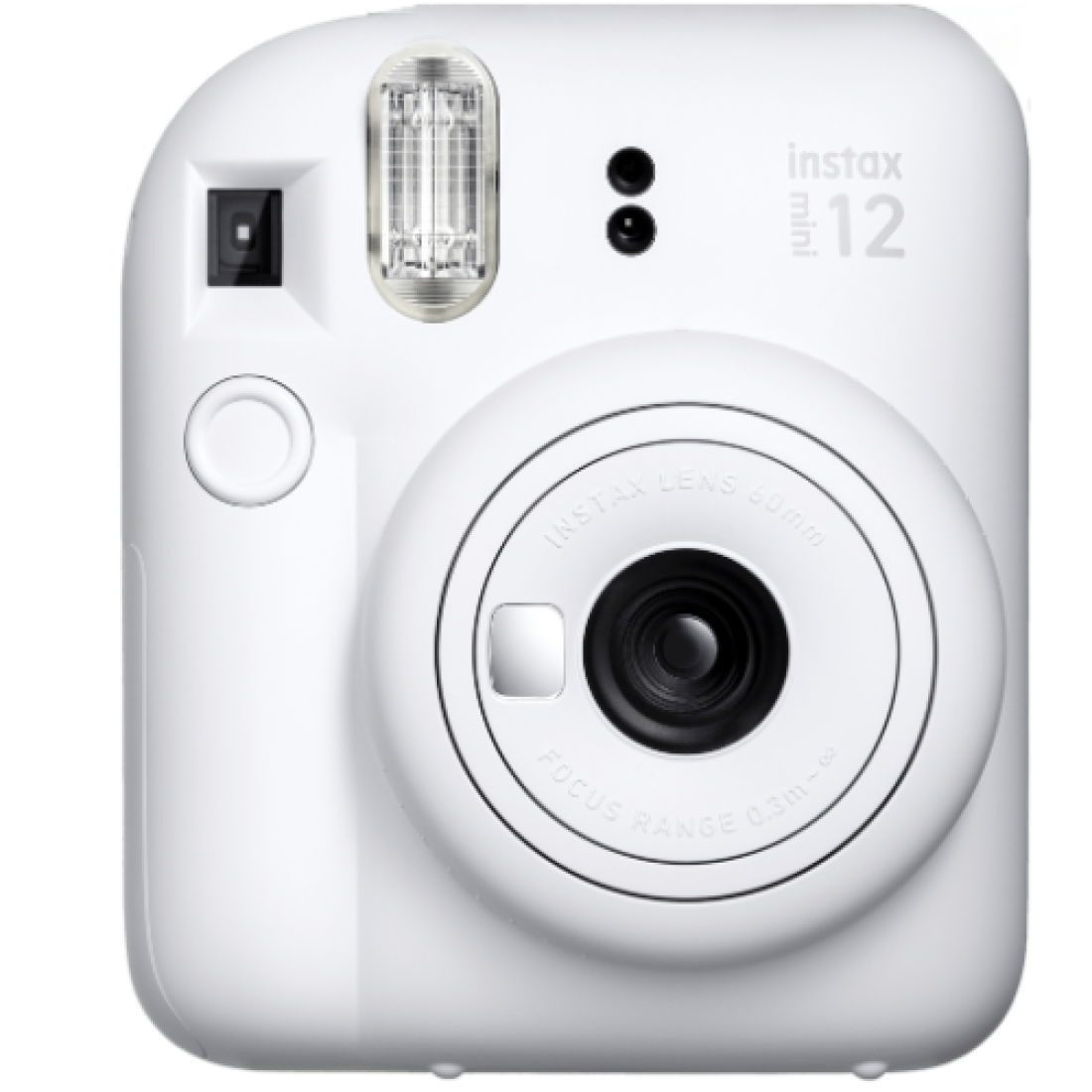 Instax Cam Mini 12 Clay White Kit 3 (Cam, 1 Film, Case)