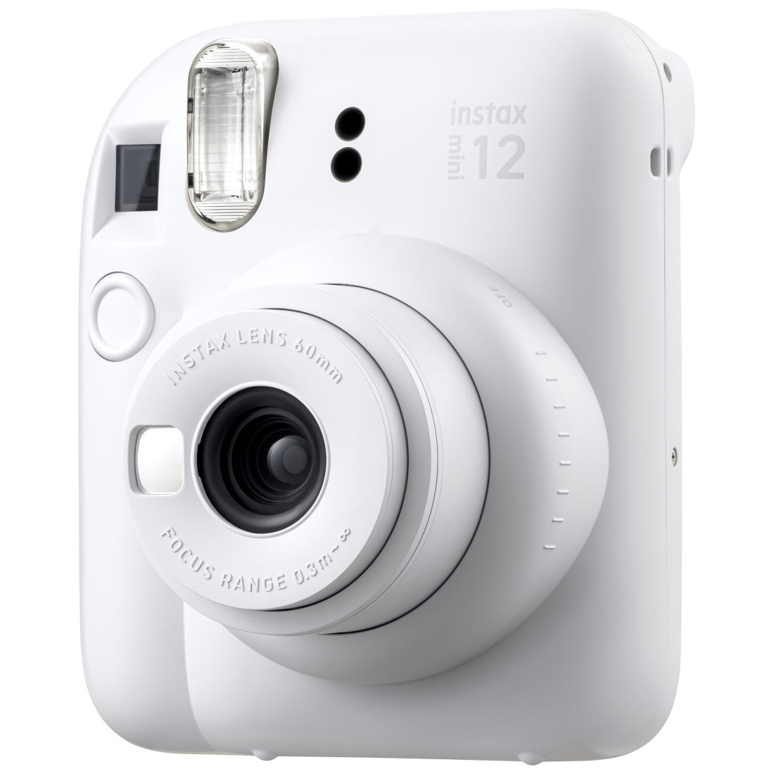 Instax Cam Mini 12 Clay White Kit 3 (Cam, 1 Film, Case) - Image 2