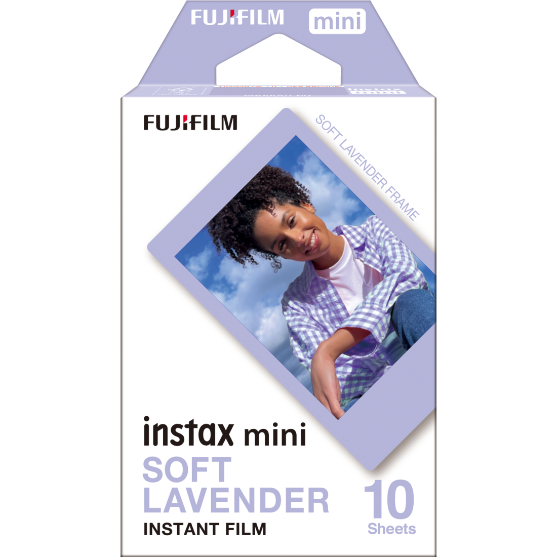 Instax Film Mini Pat Soft Lavender 1 Pack (10 Sheets)
