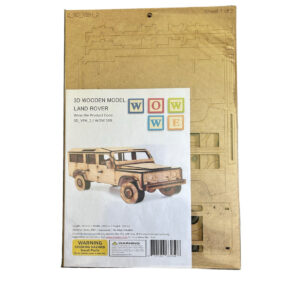 Alternative view of Wow We - 3D Wooden Model | Vehicles | Land Rover