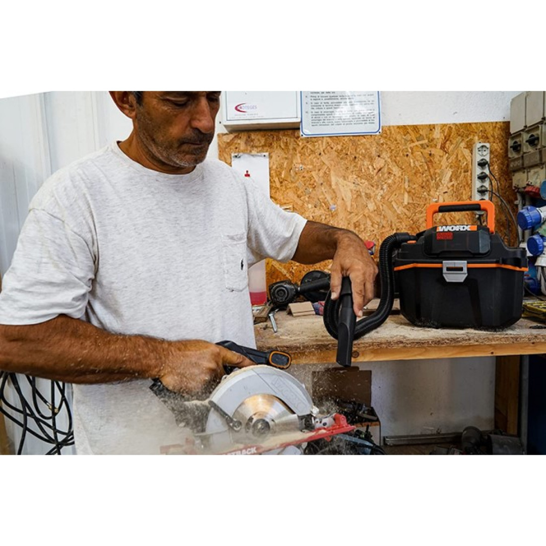 Worx Nitro Gal Wet & Dry Vacuum Cordless 2 Speed 16Kpa 20V | Tool Only - Image 2