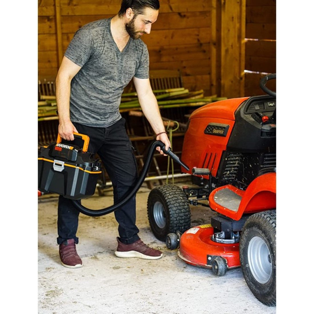 Worx Nitro Gal Wet & Dry Vacuum Cordless 2 Speed 16Kpa 20V | Tool Only - Image 9