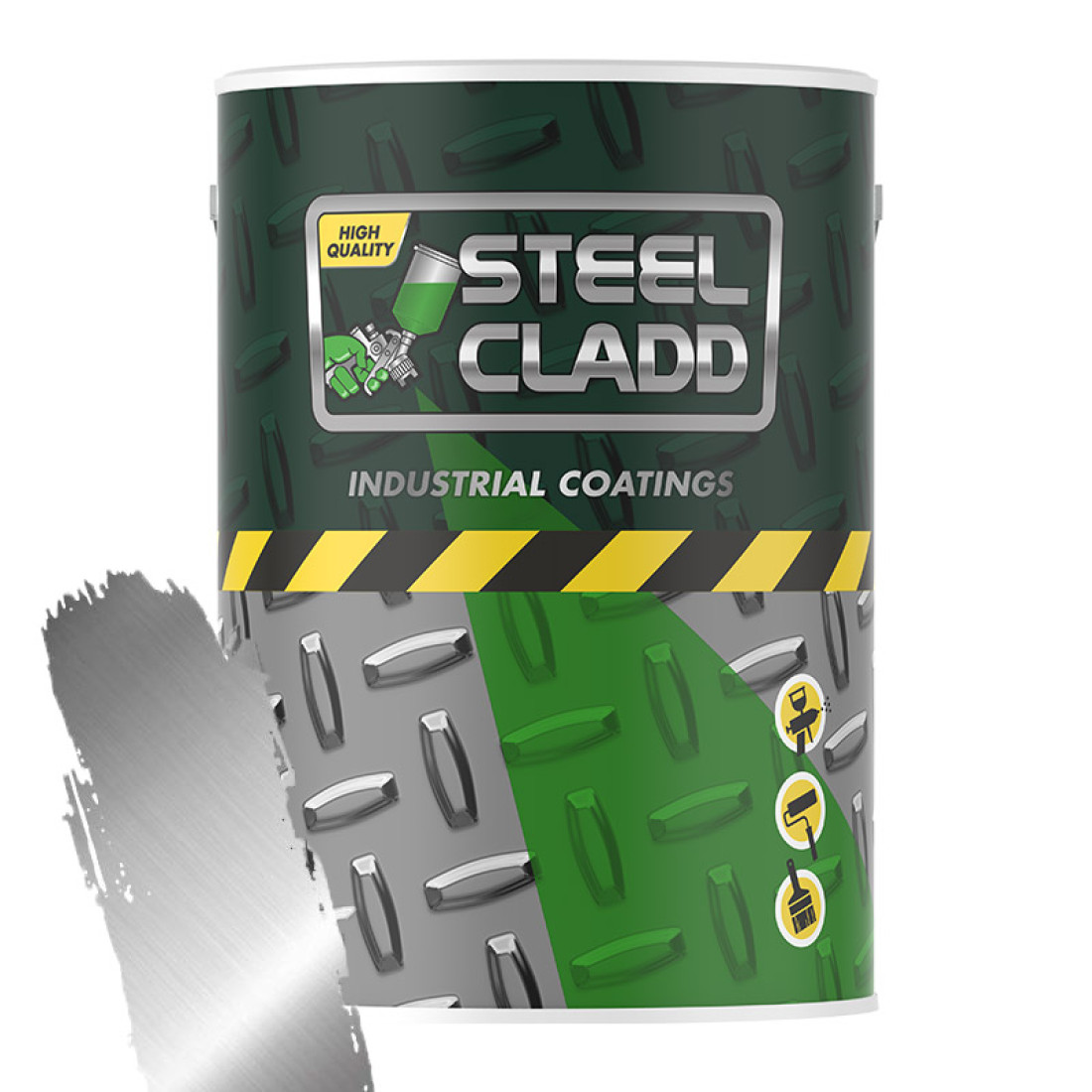 Steel Cladd Quick Dry Bright Aluminium 20L