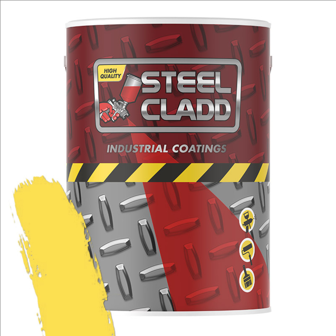 Steel Cladd Roadmarking Yellow 20L
