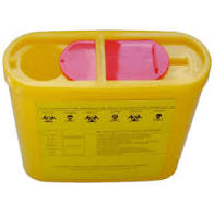 500ml Base & Lid Round Sharps container - Image 7