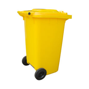 Municipal Recycling Bin 240L — Yellow
