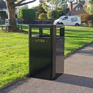 Recycling Park Bin 100L — Yellow