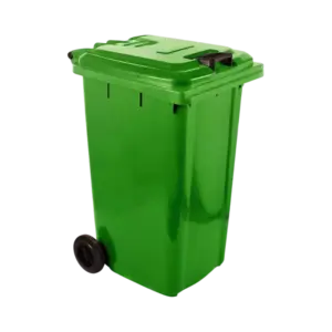 240L Wheelie Bin — Green